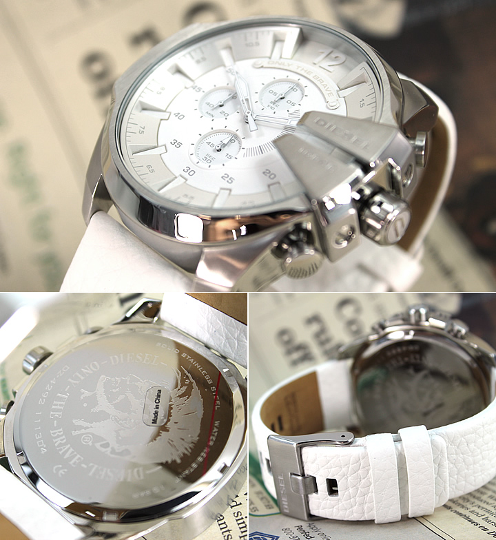 楽天市場】DZ4292 DIESEL ディーゼル レザー 海外モデル メンズ 腕時計 
