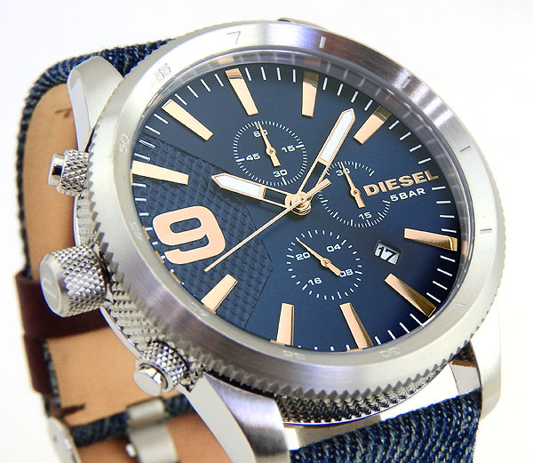 楽天市場】DIESEL ディーゼル RASP ラスプ メンズ 腕時計 革ベルト
