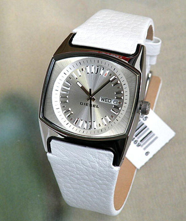 楽天市場 ディーゼル 時計 腕時計 Watchdiesel Diesel ディーゼル Dz5165 カジュアルレディース 白レザーバンド ベルト 海外モデル 誕生日プレゼント 女性 ギフト 加藤時計店 Gショック楽天市場店