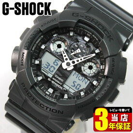 CASIO カシオ G-SHOCK ジーショック Gショック GA-100CF-8A ブラック 黒 時計 メンズ 腕時計 防水 カジュアル グレー 迷彩 ミリタリー カモフラージュ アナデジ 中学生 高校生 誕生日プレゼント 男性 彼氏 旦那 夫 友達 ギフト