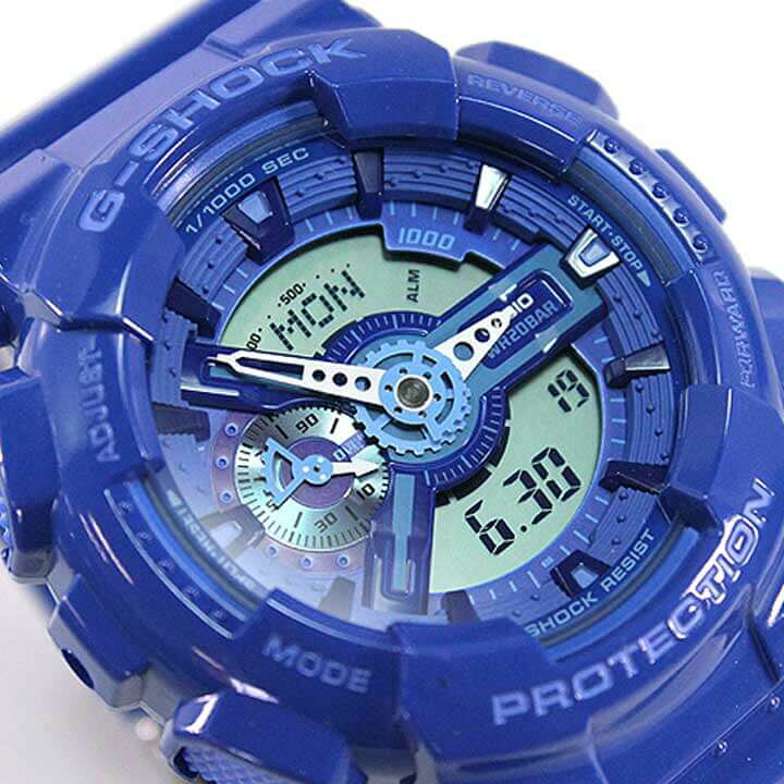 CASIO  G-SHOCK  腕時計 GA-110BC-2A ブルー