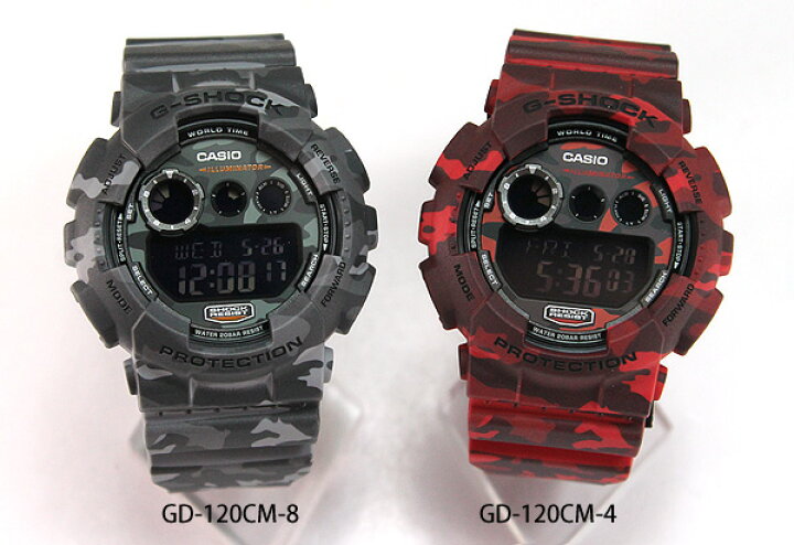 楽天市場】CASIO カシオ G-SHOCK Gショック ジーショック GD-120CM-4 