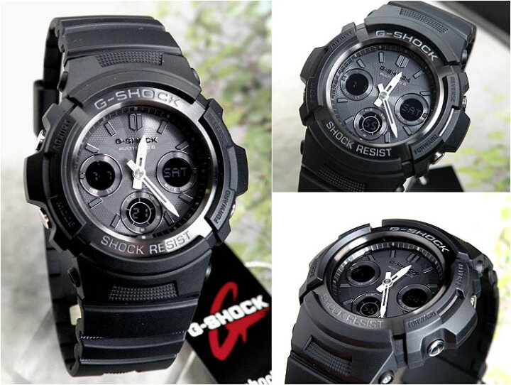 楽天市場】G-SHOCK ジーショック 電波 ソーラー アナログ 黒 ブラック 