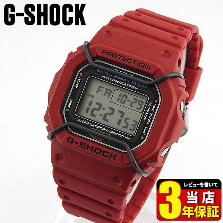 腕時計、アクセサリー メンズ腕時計 楽天市場】CASIO カシオ G-SHOCK ジーショック DW-5600P-4 四角 海外 