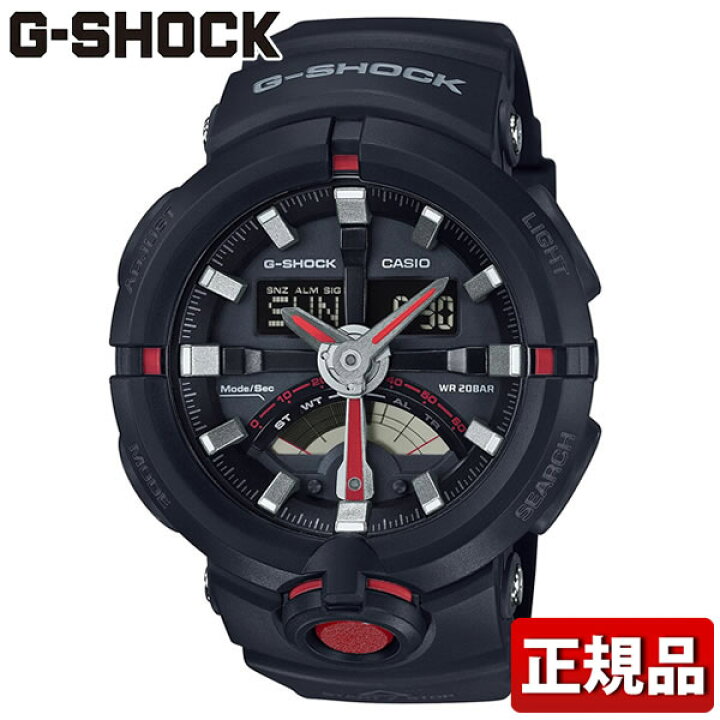 楽天市場】CASIO カシオ G-SHOCK Gショック GA-500-1A4JF クオーツ 黒 