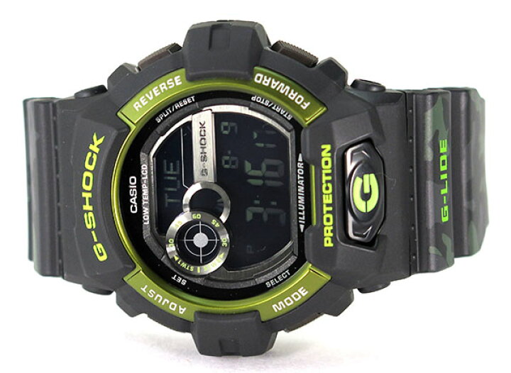 楽天市場】CASIO カシオ G-SHOCK Gショック G-LIDE 腕時計 メンズ 黒 