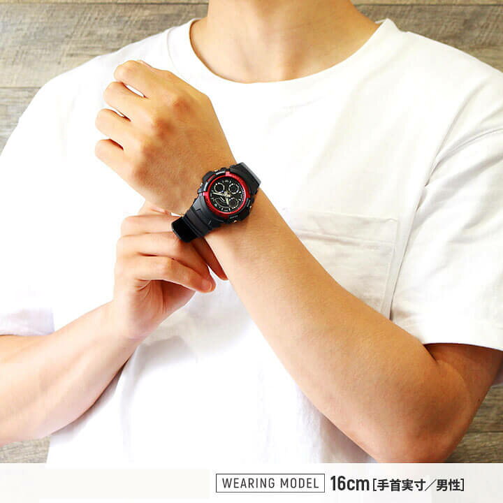 楽天市場】CASIO カシオ G-SHOCK Gショック アナログ 赤 レッド 黒 