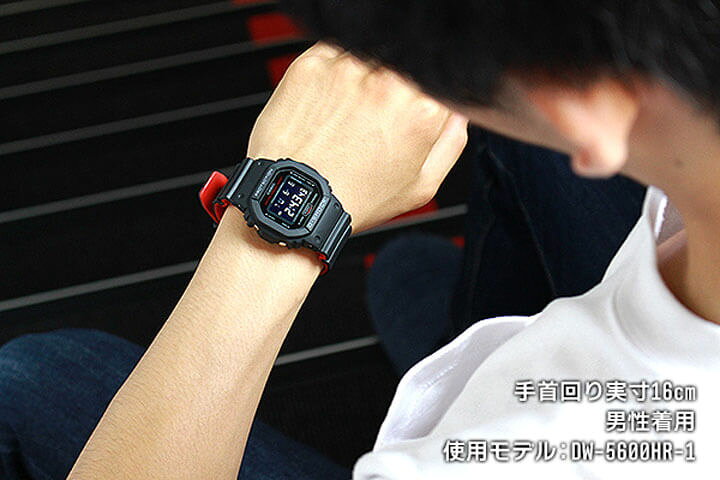 楽天市場 Casio カシオ G Shock Gショック 四角 Origin Black Red Series ブラック レッドシリーズ Dw 5600hr 1 四角 海外モデル スクエア メンズ 腕時計 防水 ウレタン デジタル 黒 赤 加藤時計店 Gショック楽天市場店