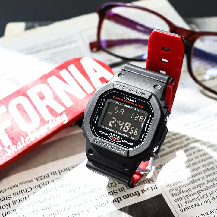 カシオ Gショック メンズ 腕時計 DW-5600HR-1-