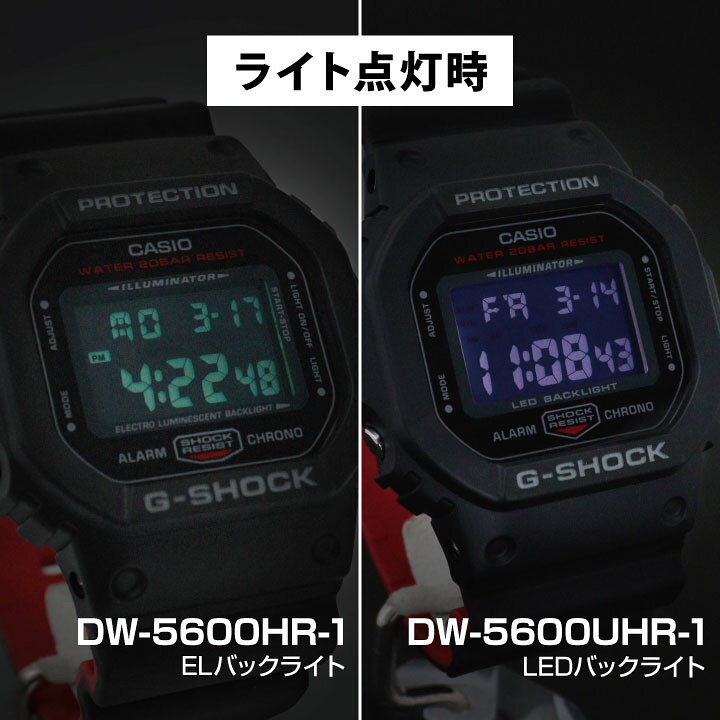 CASIO G-SHOCK 腕時計 DW-5600UHRブラック／レッド 楽天市場】スーパー 