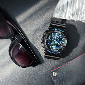 G-SHOCK CASIO カシオ Gショック ジーショック カモフラージュ 迷彩 メンズ 腕時計 防水 アナログ 黒 ブラック 青 ブルー 緑 グリーン 中学生 高校生 GA-100CB-1A GA-100CF-1A GD-120CM-5 GA-100CF-1A 入学祝い 父の日 男性 彼氏 旦那 腕時計