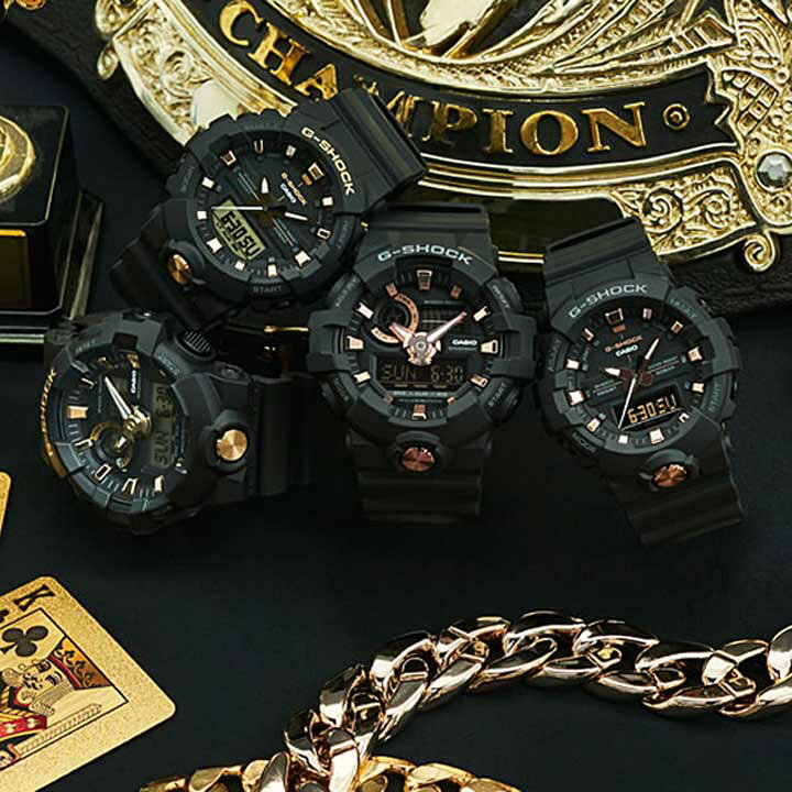 楽天市場】CASIO カシオ G-SHOCK Gショック ジーショック BLACK&GOLD 