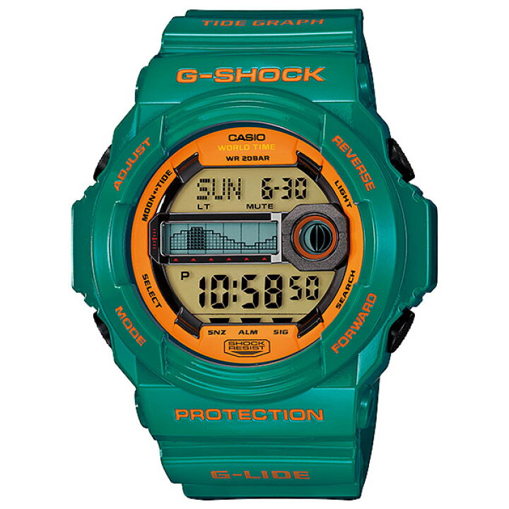 楽天市場】CASIOカシオ【G-SHOCK】GLX-150B-3JFグリーン国内正規品 