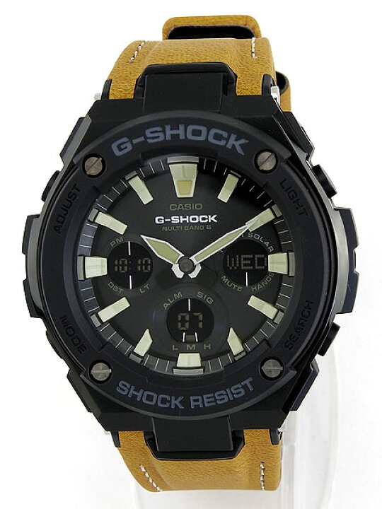 楽天市場】G-SHOCK Gショック Gスチール メンズ 腕時計 革ベルト 
