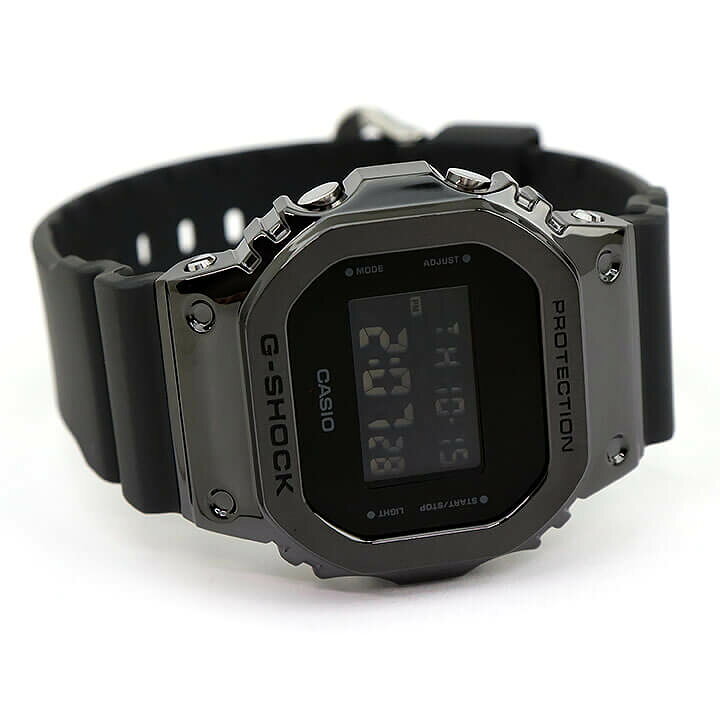 楽天市場 Casio カシオ G Shock Gショック ジーショック 反転液晶 多機能 メンズ 腕時計 時計 ステンレス ウレタン デジタル スクエア 四角 黒 ブラック オールブラック Gm 5600b 1 海外モデル 加藤時計店 Gショック楽天市場店