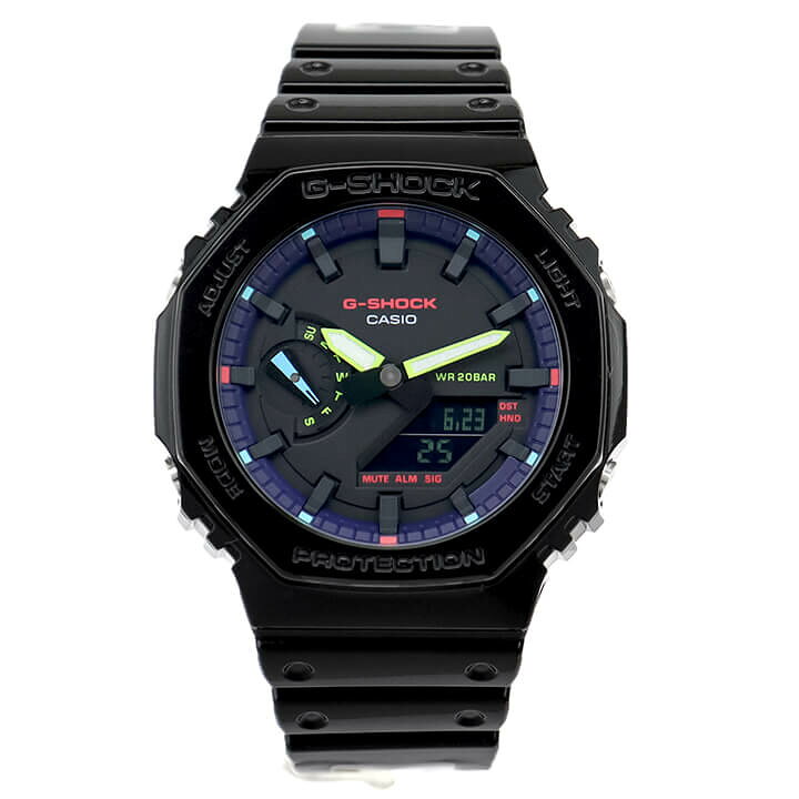 楽天市場】G-SHOCK ga-2100 Gショック ジーショック g-shock ga2100 黒 