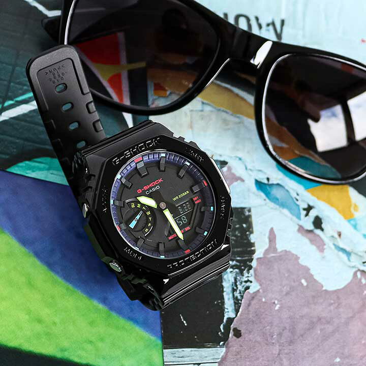 楽天市場】G-SHOCK ga-2100 Gショック ジーショック g-shock ga2100 黒 