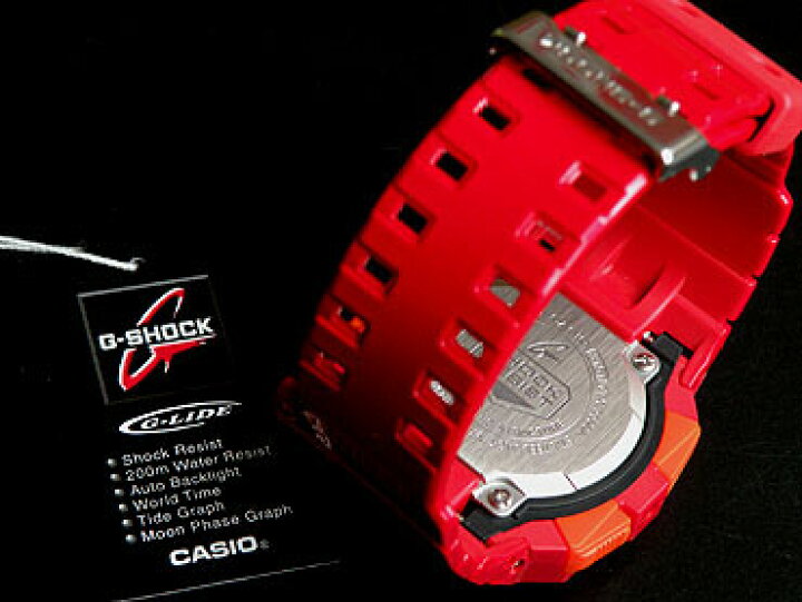 楽天市場】CASIOカシオGショック ジーショック GLX-5500A-4レッドLIDE  