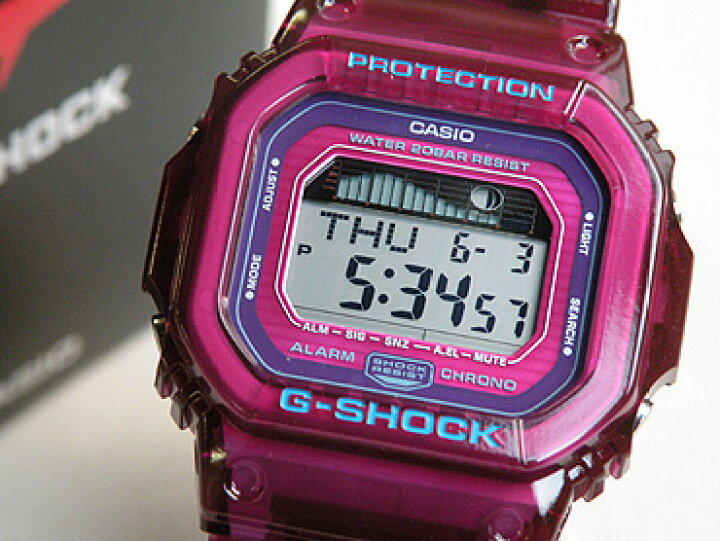 楽天市場】CASIOカシオGショック ジーショック GLX-5600B-4DR四角 海外  