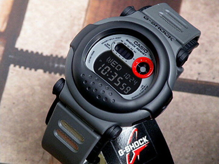 楽天市場】CASIOカシオG-SHOCK G-001-8Cグレー×ブラック ミリタリー 