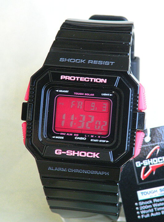 楽天市場】CASIOカシオ 防水 腕時計 時計 メンズ G-SHOCK G-5500B-1DR  