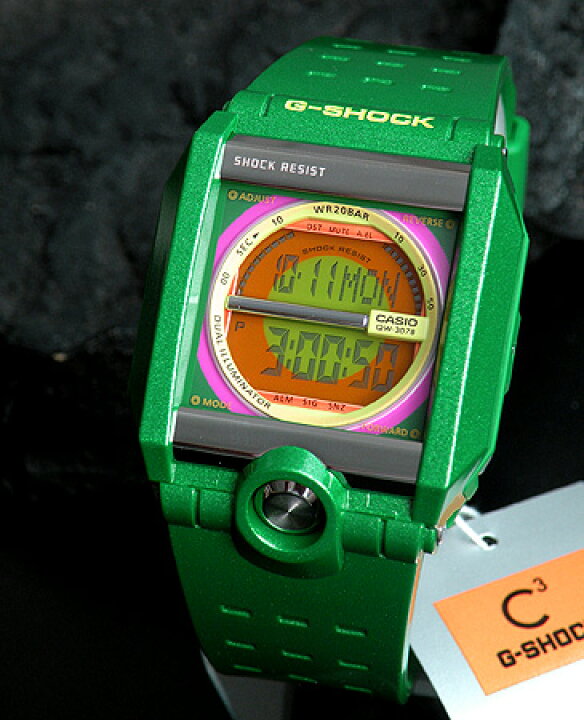 楽天市場】【訳あり】カシオCASIOG-SHOCK G-8100D-3DRグリーン 人気の 