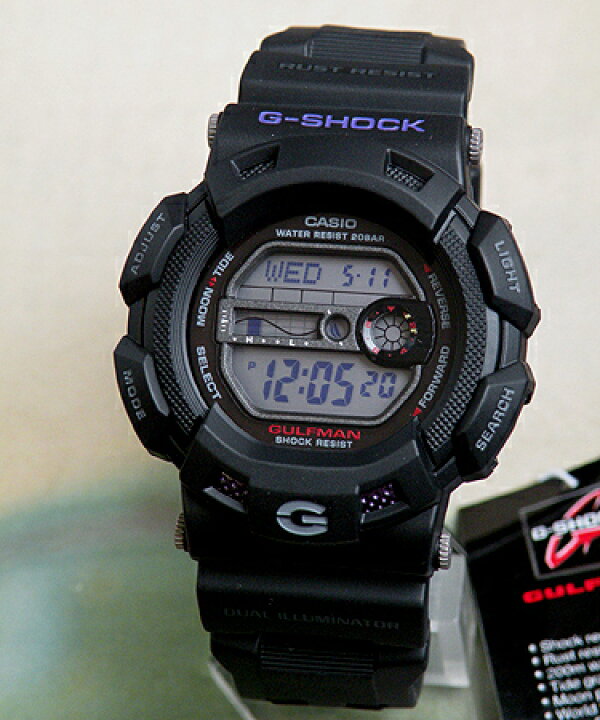 楽天市場】BOX訳ありCASIOカシオ【G-SHOCK】G-9100BP-1日本未発売 