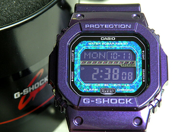 楽天市場】カシオCASIOG-SHOCK GLS-5600KL-6 パープル Reflex Dial 