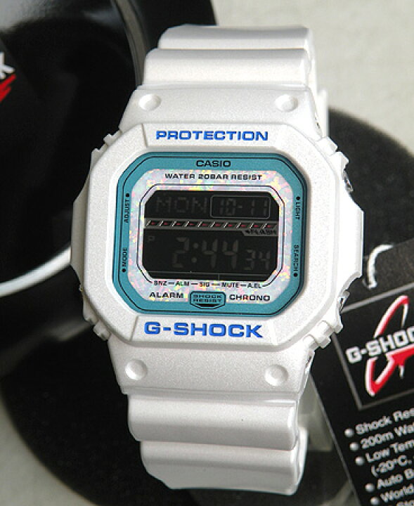 楽天市場】カシオCASIOG-SHOCK GLS-5600KL-7DRホワイト Reflex Dial 
