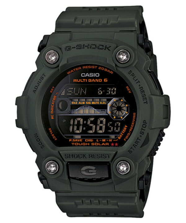 極美品 希少 G-SHOCK GW-7900KG アーミーグリーン 電波ソーラー 