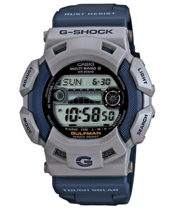 極美品 G-SHOCK GW-9110ER ガルフマン 電波ソーラー ネイビー 