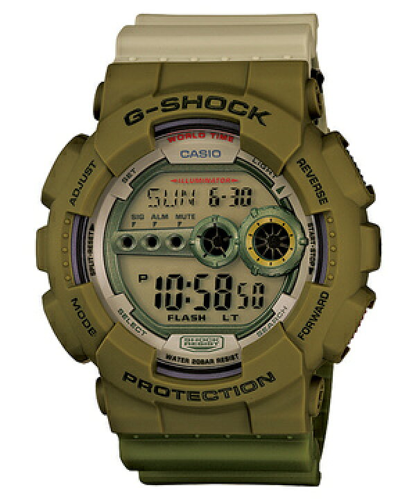 楽天市場】CASIOカシオ 腕時計 防水 時計 メンズ G-SHOCK GD-100PS-3JR 