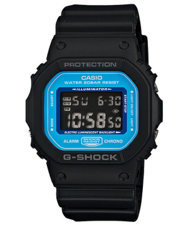楽天市場】カシオCASIOG-SHOCK DW-5600SN-1JFブルー×ブラック Breezy 