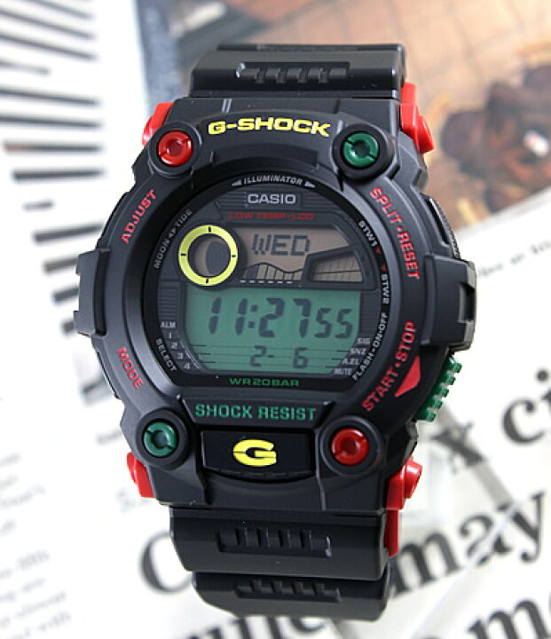 楽天市場】【プレミア商品】カシオCASIOG-SHOCK G-7900RF-1 ラスタ 
