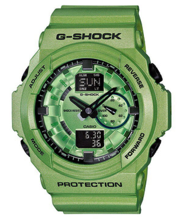 楽天市場】CASIOカシオ【G-SHOCK】GA-150A-3AJFメタリックグリーン【G 