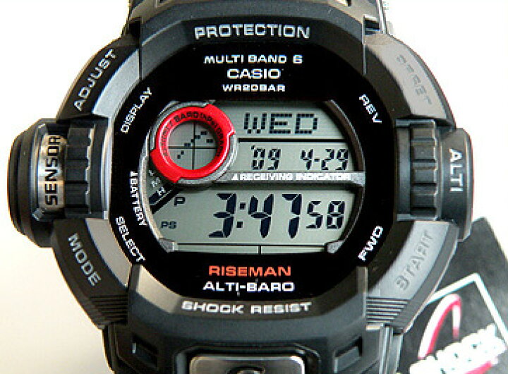 楽天市場】CASIOカシオ 防水 腕時計 時計 メンズ【G-SHOCK】ライズマン  