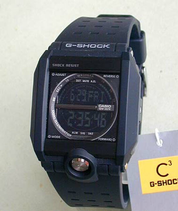 楽天市場】ブラック反転液晶G-SHOCK カシオ腕時計 防水 時計 メンズ 