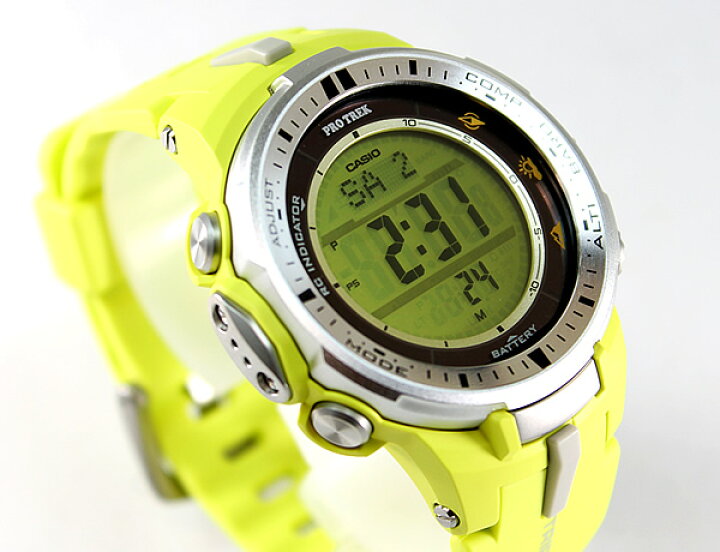 楽天市場 Box訳ありcasio Protrek プロトレック Pro Trek カシオ レディース メンズ 腕時計 時計 Prw 3000 9b 海外モデル イエロー 黄色 タフ ソーラー 電波時計誕生日プレゼント 男性 女性 バレンタイン ギフト 加藤時計店 Gショック楽天市場店