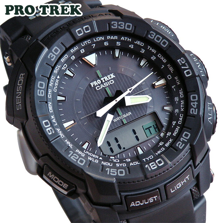 CASIO PROTREK プロトレック PRO TREK カシオ プロトレック メンズ 腕時計 時計 PRG-550-1A1 カシオ プロトレック  PROTREK 海外モデル 方位・気圧・高度計測可能 タフソーラーモデル 誕生日プレゼント 男性 バレンタイン ギフト 加藤時計店  Gショック