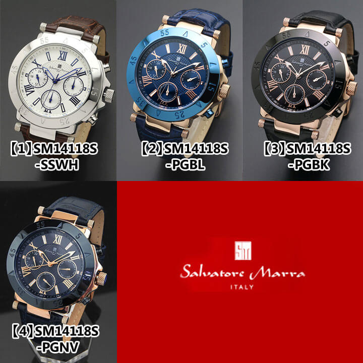 楽天市場】Salvatore Marra サルバトーレマーラ メンズ 腕時計 革