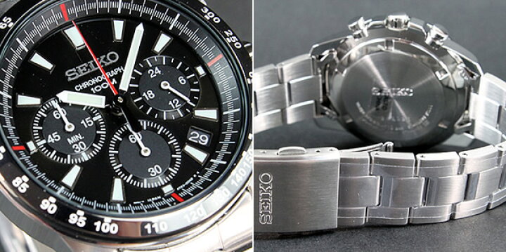 楽天市場】セイコー SEIKO クロノグラフ SSB031PC 正規海外モデル日本 
