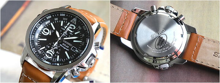 楽天市場】SEIKO セイコー ソーラー SOLAR SSC081P1 レザーベルト 