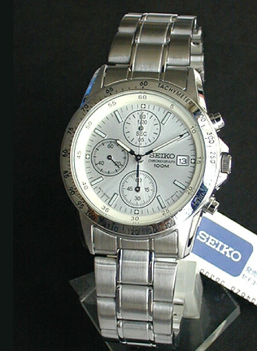 楽天市場】SEIKO セイコー 逆輸入 クロノグラフ メンズ 腕時計 時計 