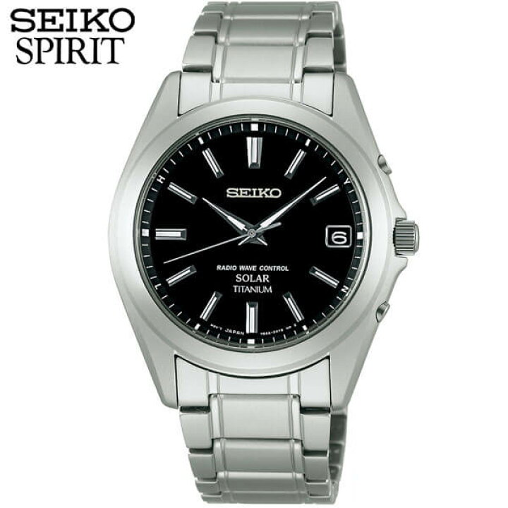 SEIKO チタン電波ソーラー腕時計SBTM217