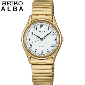 【お取り寄せ】SEIKO セイコー ALBA アルバ AQGK440 国内正規品 メンズ 腕時計 ウォッチ メタル バンド クオーツ アナログ 白 ホワイト 金 ゴールド 誕生日プレゼント 男性 父の日 プレゼント 実用 男性 プレゼント 彼氏 旦那 夫 友達 ギフト