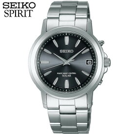 【お取り寄せ】セイコー セレクション スピリット 腕時計 SEIKO SELECTION SPIRIT 電波ソーラー 電波 ソーラー メンズ SBTM169 国内正規品 メタル バンド アナログ 黒 ブラック シルバー 誕生日プレゼント 男性 プレゼント 実用彼氏 旦那 夫 友達 ギフト