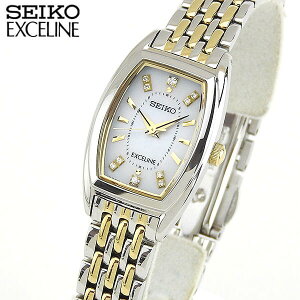 �y�����񂹁z�Z�C�R�[ �h���`�F & �G�N�Z���[�k SEIKO DOLCE & EXCELINE SWCQ089 �������K�i ���f�B�[�X �r���v �E�H�b�` �_�C�� ���^�� �o���h �\�[���[ �� �S�[���h �� �V���o�[ ���q ���w�� ���Z