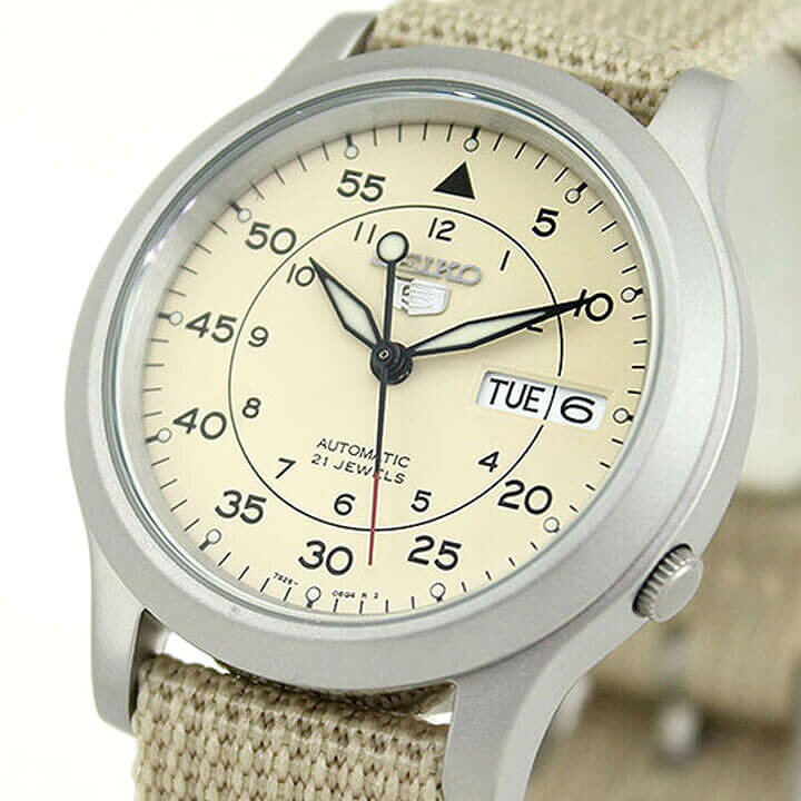 楽天市場】SEIKO 5 セイコー ファイブ SNK803K2 アナログ ベージュ 
