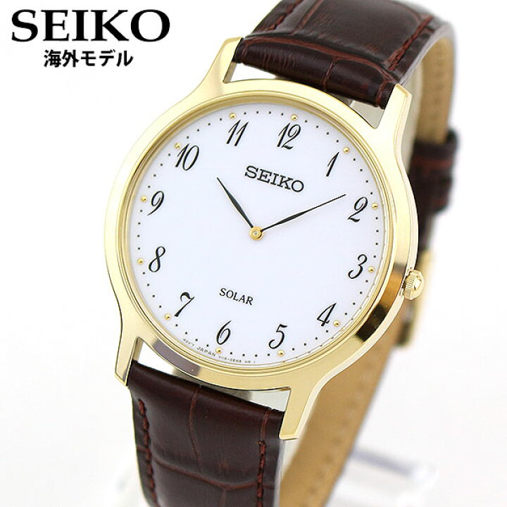 楽天市場】SEIKO セイコー 海外モデル SUP860P1 メンズ 腕時計 革 