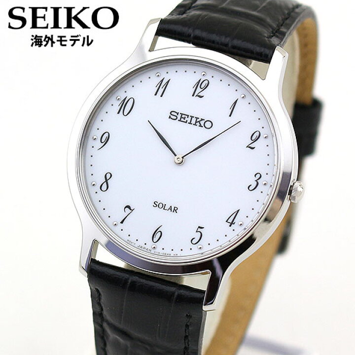 楽天市場】SEIKO セイコー 海外モデル SUP863P1 メンズ 腕時計 革 